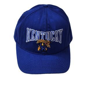 University of Kentucky Wildcats Blue Adjustable Snapback Hat Cap  Made In USA